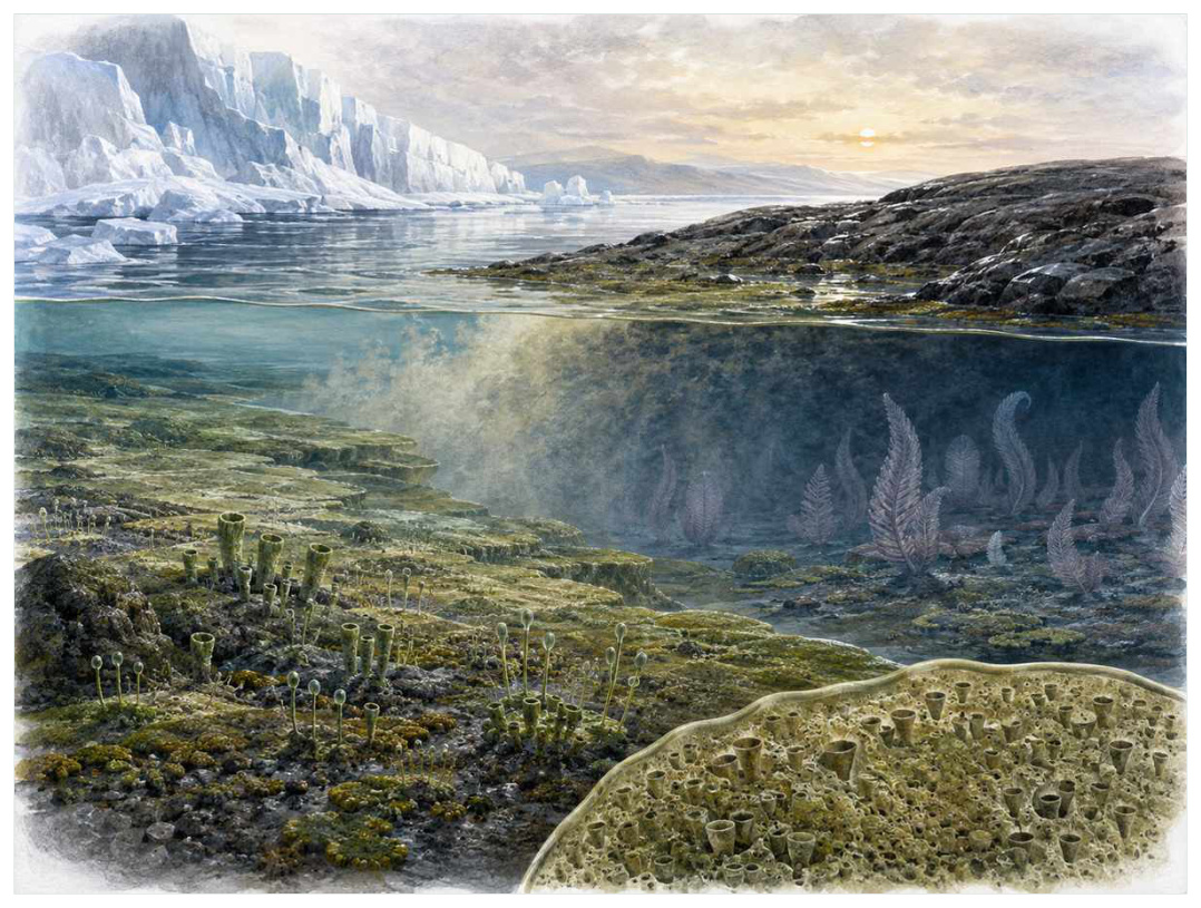 雪球之后：复杂生命的环境门槛 · 本章科学复原配图